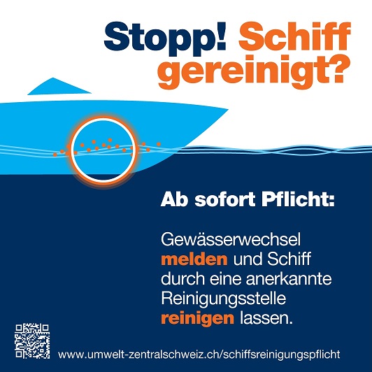 Stopp Schiff gereinigt klein